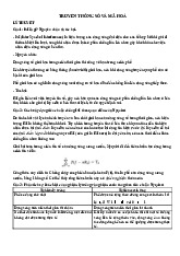 Đề Cương Lý Thuyết Truyền Thông Số và Mã Hoá - UET. Môn Truyền thông số và mã hóa | Trường Đại học Công nghệ, Đại học Quốc gia Hà Nội.