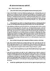 Đề cương Môn Thương mại quốc tế | Đại học Kinh Tế Quốc Dân