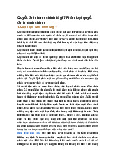 Quyết định hành chính là gì? Phân loại quyết định hành chính