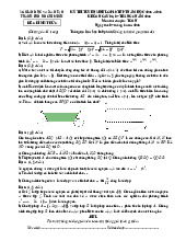 Đề tuyển sinh lớp 10 môn Toán (chuyên) năm 2025 – 2026 sở GD&ĐT TP Hồ Chí Minh