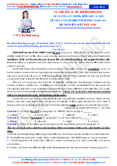 14 bài tập bổ trợ kiến thức đọc hiểu