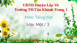 Giáo án điện tử Tiếng việt 1 bài 1 Chân trời sáng tạo : N n M m