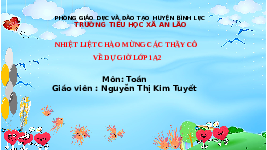 Giáo án điện tử Toán học 1 Vì sự bình đẳng: Số 0 trong phép cộng