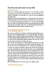 Tả cảnh mùa xuân chọn lọc hay nhất