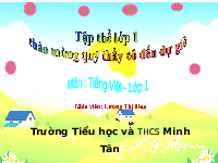 Giáo án điện tử Tiếng việt 1 bài 135 Cánh diều: Ôn tập