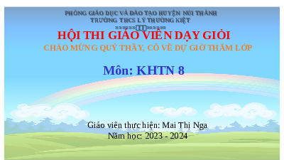 Giáo án điện tử Khoa học tự nhiên 8 Bài 18 Kết nối tri thức: Tác dụng làm quay của lực. Moment lực
