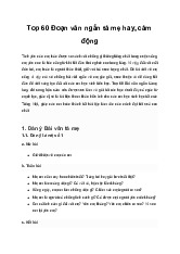 Top 60 Đoạn văn ngắn tả mẹ hay, cảm động | Tập làm văn 5