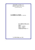 Bài tập ôn tập học phần 1 - Tài liệu tham khảo | Đại học Hoa Sen