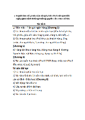 Tóm tắt công thức - Nguyên lý kế toán | Đại học Kinh Tế Quốc Dân