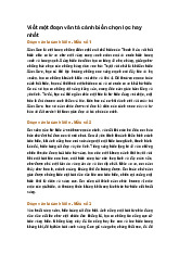 Viết một đoạn văn tả cảnh biển chọn lọc hay nhất