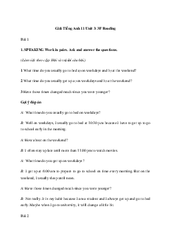 Giải Tiếng Anh 11 Unit 3: 3F Reading  | Friends Global