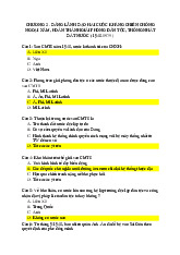 Đáp án trắc nghiệm lịch sử Đảng chương 2 | Học viện tài chính