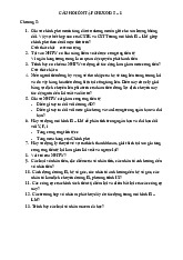 Câu Hỏi Ôn Tập Chương 5 - 8 môn Kinh tế vi mô 1 | Học viện Tài chính