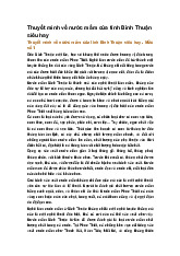 Thuyết minh về nước mắm của tỉnh Bình Thuận siêu hay