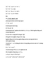 Tổng hợp bài tập phương trình vi phân cấp 2 | Trường Đại học Bách Khoa TP.HCM