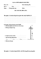 báo cáo thí nghiệm hóa phân tích | Học viện Nông nghiệp Việt Nam