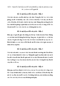 Tập làm văn lớp 2: Kể về một lần có lỗi với ai đó (18 mẫu) | Cách Diều