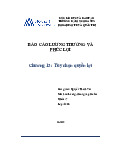 Chương 13 : Tùy chọn quyền lợi - Tài liệu tham khảo | Đại học Hoa Sen