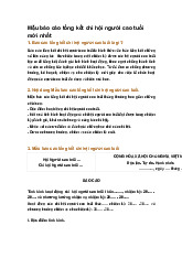 Mẫu báo cáo tổng kết chi hội người cao tuổi mới nhất