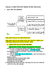Tài liệu ghi chú môn Chủ nghĩa xã hội khoa học | Đại Học Hà Nội