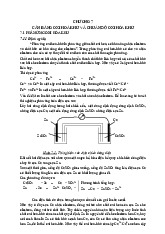 CHƯƠNG 7 Cân bằng oxi hoá khử và chuẩn độ oxi hoá khử | Lí thuyết Hoá đại cương | Trường Đại học khoa học Tự nhiên