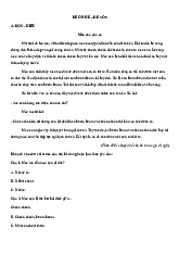 Đề ôn hè Tiếng Việt 3 lên 4 - Đề 5