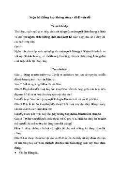 Sống hay không sống - đó là vấn đề | Soạn văn 11 Chân trời sáng tạo