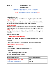 khbd môn đạo đức tuần 25 và 26 (