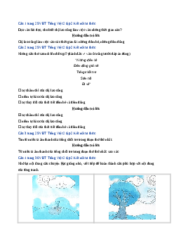 Giải VBT môn Tiếng việt 2 - Bài  13: Tiếng chổi tre | Kết nối tri thức