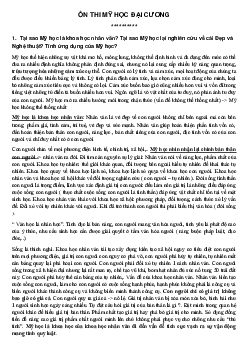 Ôn thi cuối kì | Mỹ học đại cương | Đại học Khoa học Xã hội và Nhân văn, Đại học Quốc gia Thành phố HCM