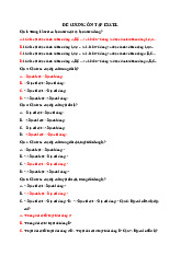Đề cương ôn tập môn Điện toán di động | Trường Đại học Kinh Doanh và Công Nghệ Hà Nội