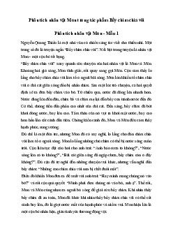Văn mẫu lớp 7: Phân tích đặc điểm nhân vật Mon trong truyện Bầy chim chìa vôi | Kết nối tri thức