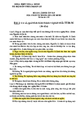 Bộ 120 câu hỏi ôn tập TTHCM theo bài -  CÓ ĐÁP ÁN