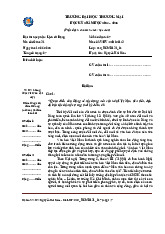 Bài thi Kết thúc Học phần: Lịch sử Đảng | Trường Đại học Thương Mại