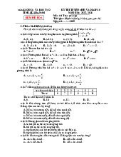Đề Minh Họa Toán Tuyển Sinh 10 Sở GD Quảng Nam 2025-2026