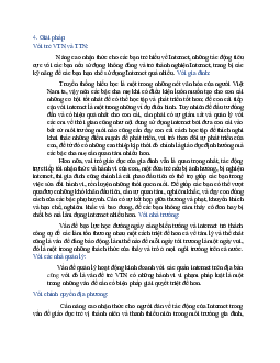 Tài liệu về giải pháp sống ảo của học phần Quản trị học đại cương | Đại học Thăng Long