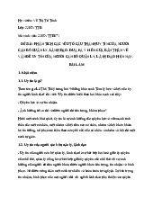Đề bài: Phân tích các yếu tố cấu thành uy tín của người cán bộ quản lý, lãnh đạo. Đưa ra ý kiến của bản thân về vấn đề uy tín của người cán bộ quản lý, lãnh đạo hiện nay  | Bài tập Luật Hiến Pháp  | Học viện Hành Chính Quốc Gia