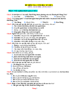 Đề kiểm tra HK1 GDCD 7 năm 2023-2024 (có đáp án ma trận đặc tả)-Đề 6