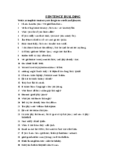 Bài tập ôn tập học phần Tiếng anh của trường đại học Luật Hà Nội