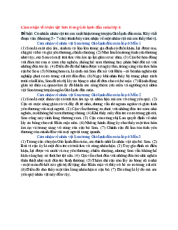 Văn mẫu lớp 6 Kết nối tri thức bài Cảm nhận về nhân vật Sơn trong Gió lạnh đầu mùa