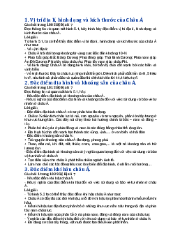 Giải SGK Địa lí 7 bài 5: Vị trí địa lí, phạm vi và đặc điểm tự nhiên Châu Á Cánh diều