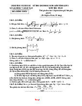30 Đề Thi HSG Toán 9 Cấp Tỉnh Năm 2025-2026 Có Lời Giải Chi Tiết