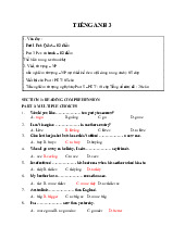 Thi Cuối Kỳ Tiếng Anh Tóm Tắt và Hướng Dẫn môn Tiếng anh(A1,A2) | Trường Đại Học Thái Nguyên