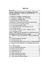 Nâng cao hiệu quả chính sách xúc tiến hỗn hợp trong hoạt động kinh doanh lữ hành tại công ty Du lịch và Thương mại Bắc Thăng Long | Bài thảo luận marketing căn bản