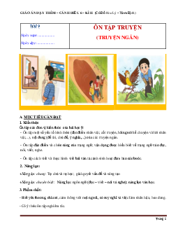 Giáo án dạy thêm Ngữ văn 6 sách Cánh diều  Bài 9