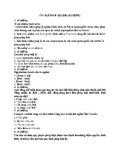 Đề cương môn Pháp luật đại cương - Trường Đại học lao động -  xã hội