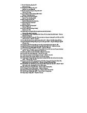 Đề thi Quiz - Các câu đố vui và đáp án thú vị