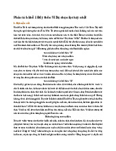 Phân tích khổ 1 Đây thôn Vĩ Dạ chọn lọc hay nhất