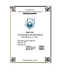 Báo cáo hệ thống quản lý nhà hàng - phân tích hệ thống thiết kế | Đại học Kinh tế Kỹ thuật Công nghiệp