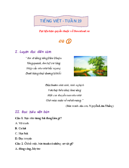 Phiếu bài tập cuối tuần lớp 2 môn Tiếng Việt Kết nối tri thức - Tuần 20